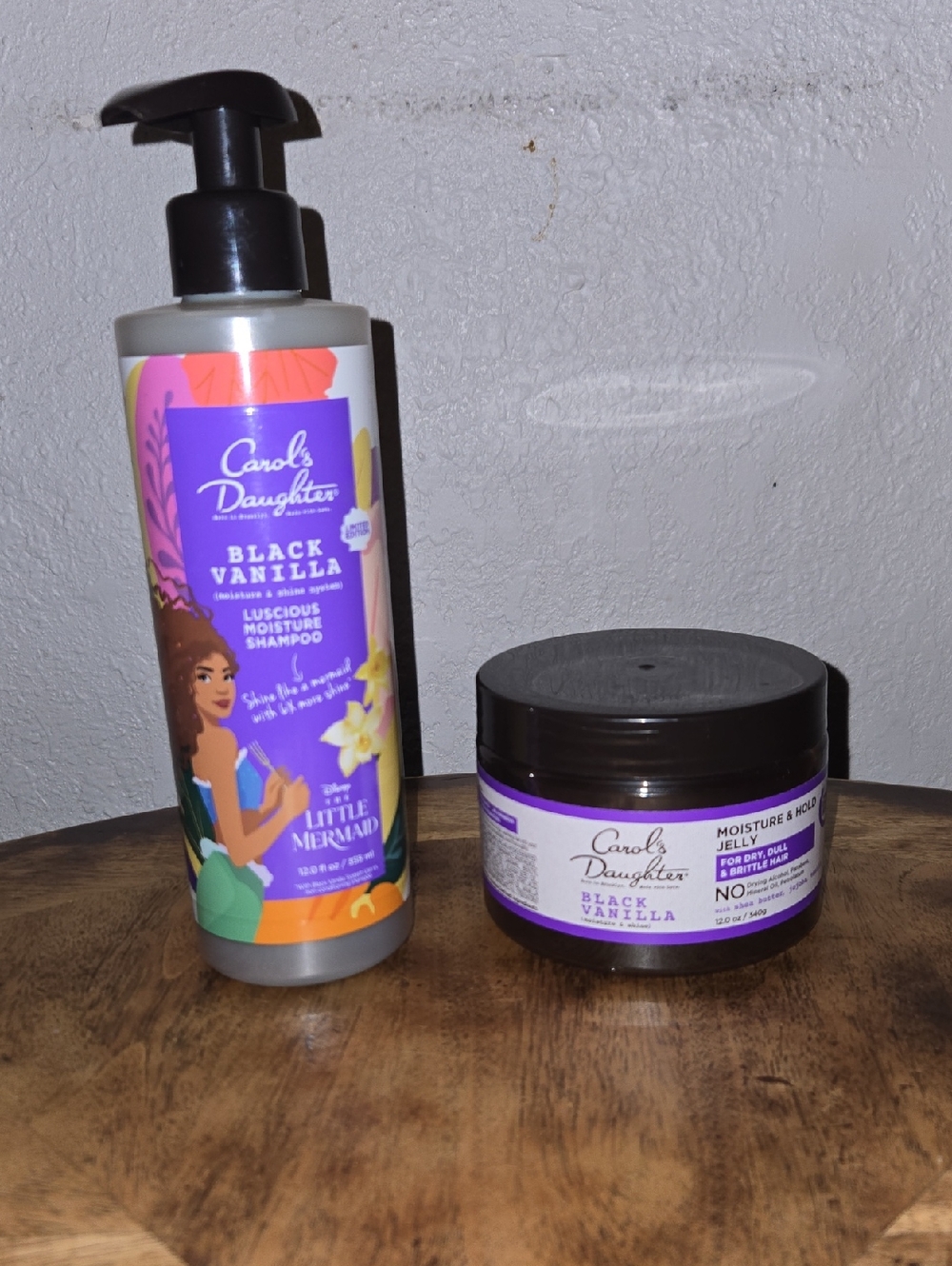 Carol's Daughter Black Vanilla Shampoo & Moisture And Hold Jelly Duo
